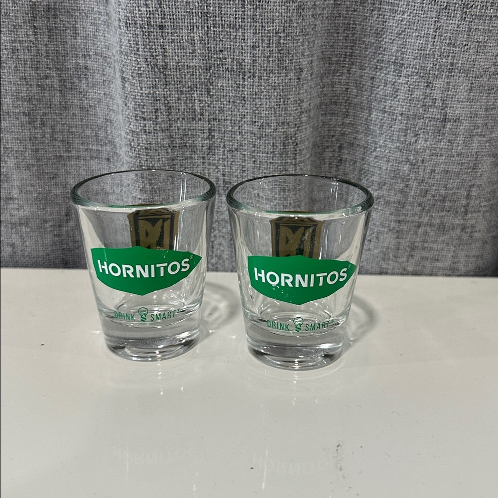 2 Hornitos Shot Glass Set Los Angeles football club.